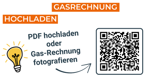 Hinweis zum Gas Rechnungsupload